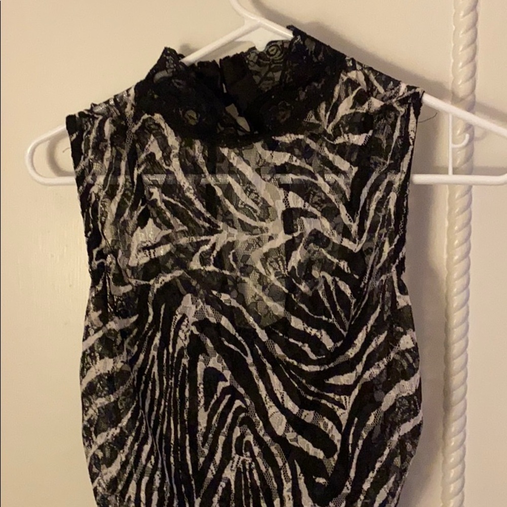 Zebra club or party dress